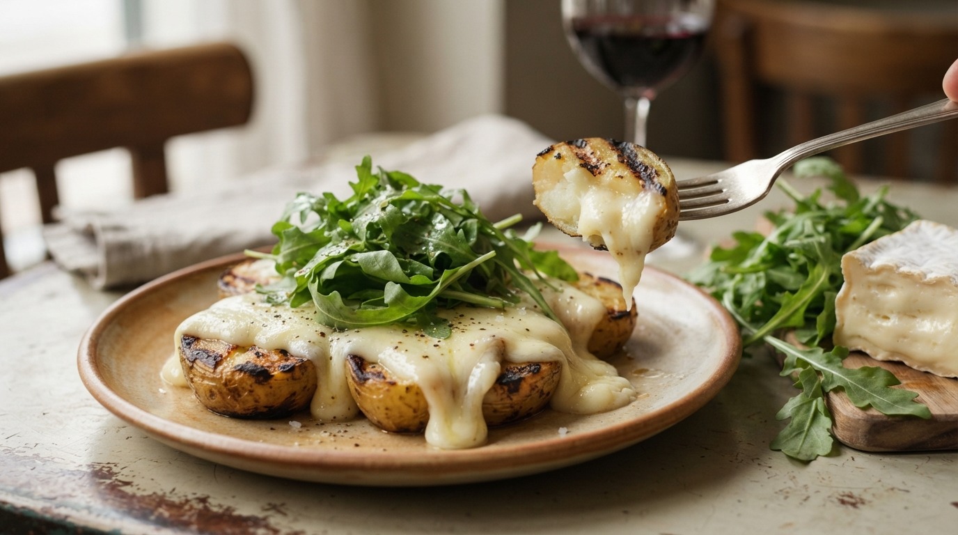 Aardappel, gegrild met Taleggio