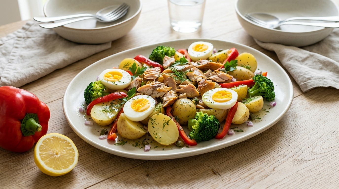 Aardappel-makreelsalade
