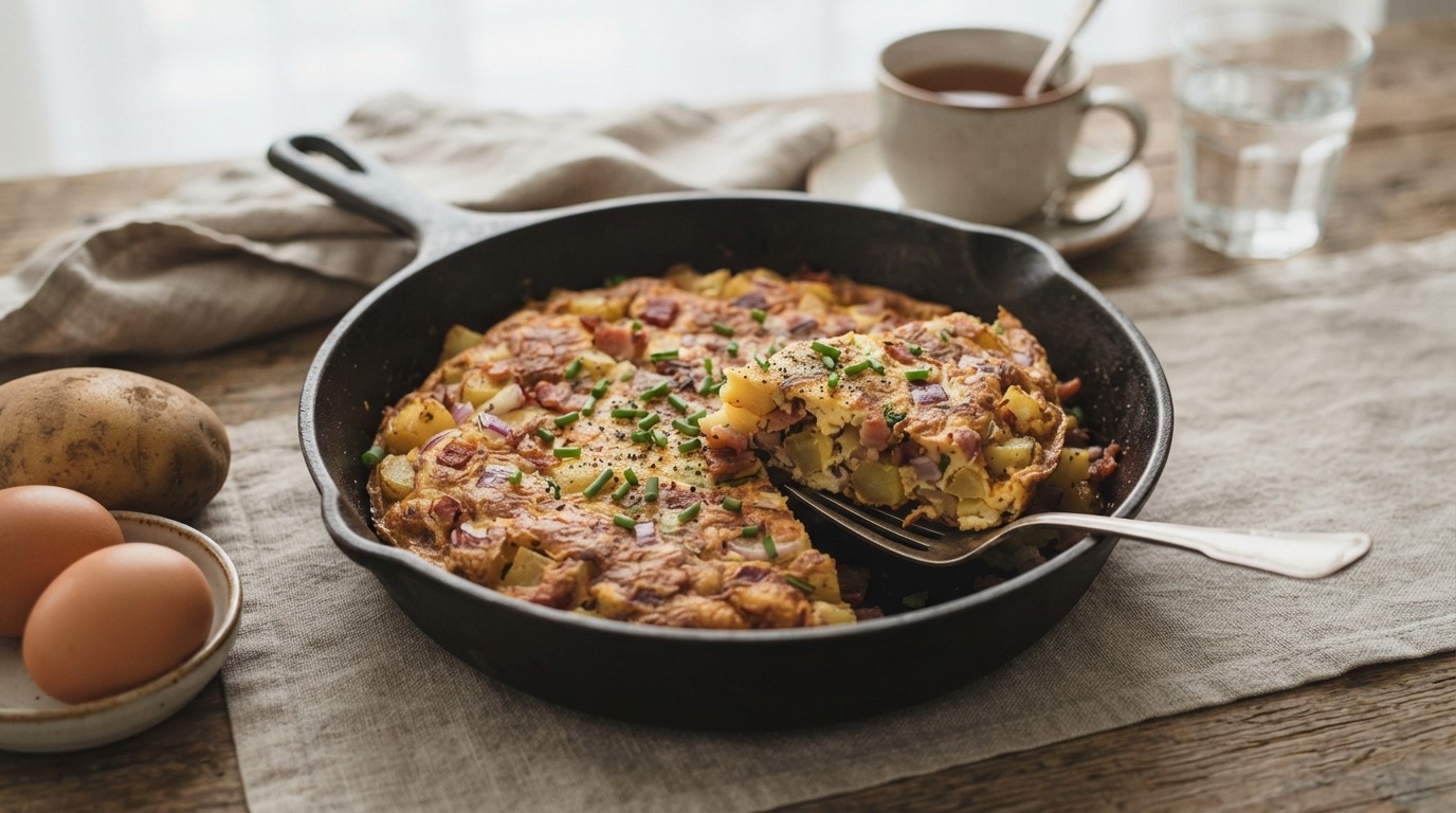 Aardappel omelet