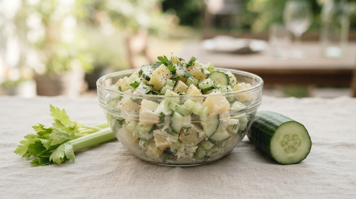 Aardappel-selderijsalade