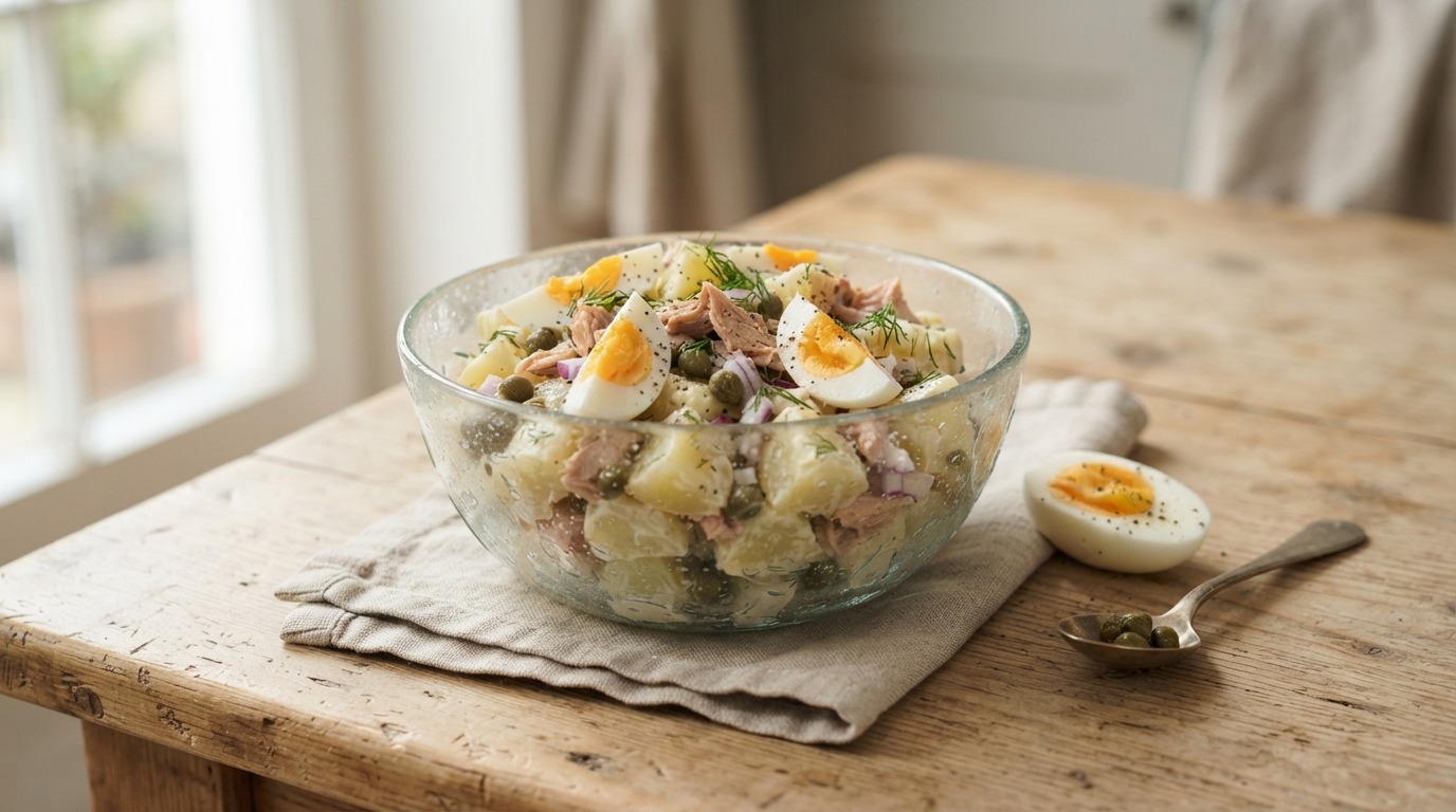 Aardappel-tonijnsalade