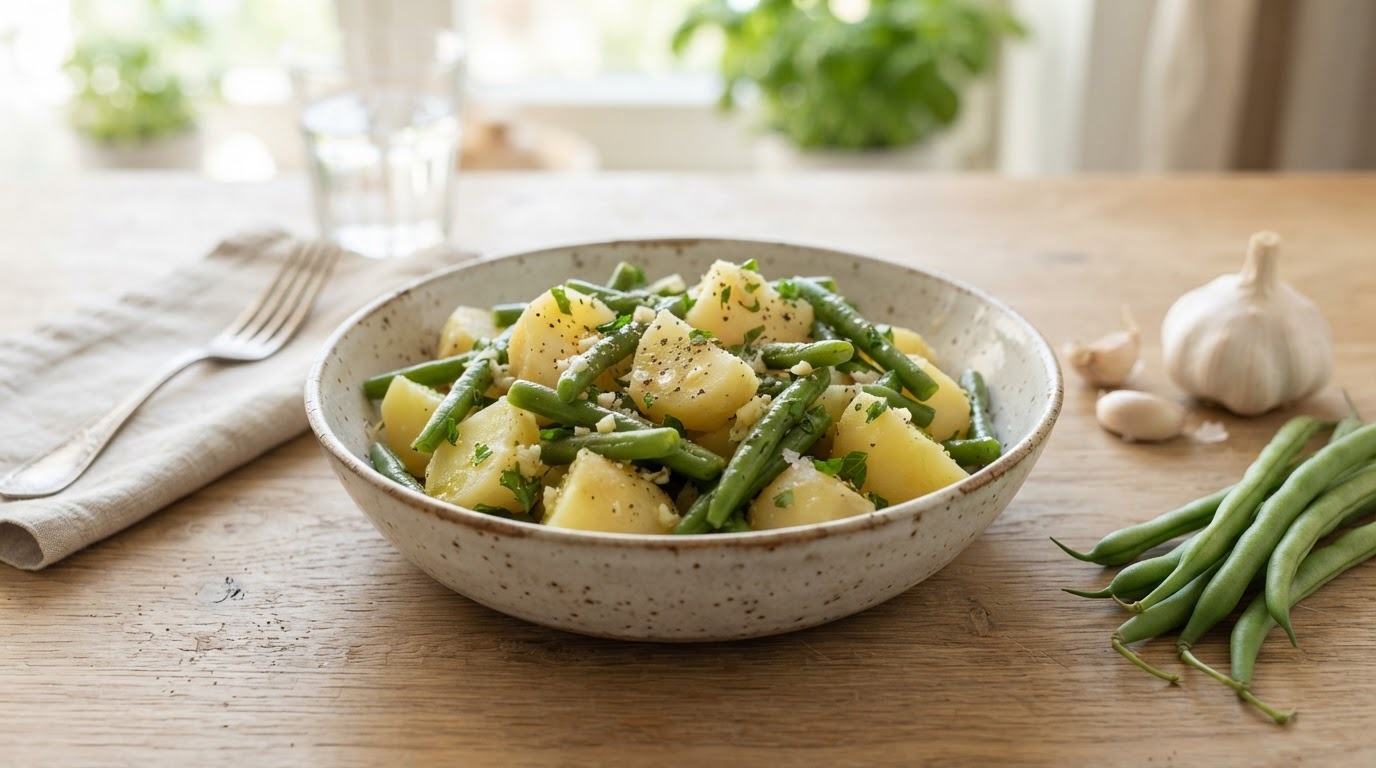 Aardappelen met sperziebonen op z'n Kroatisch