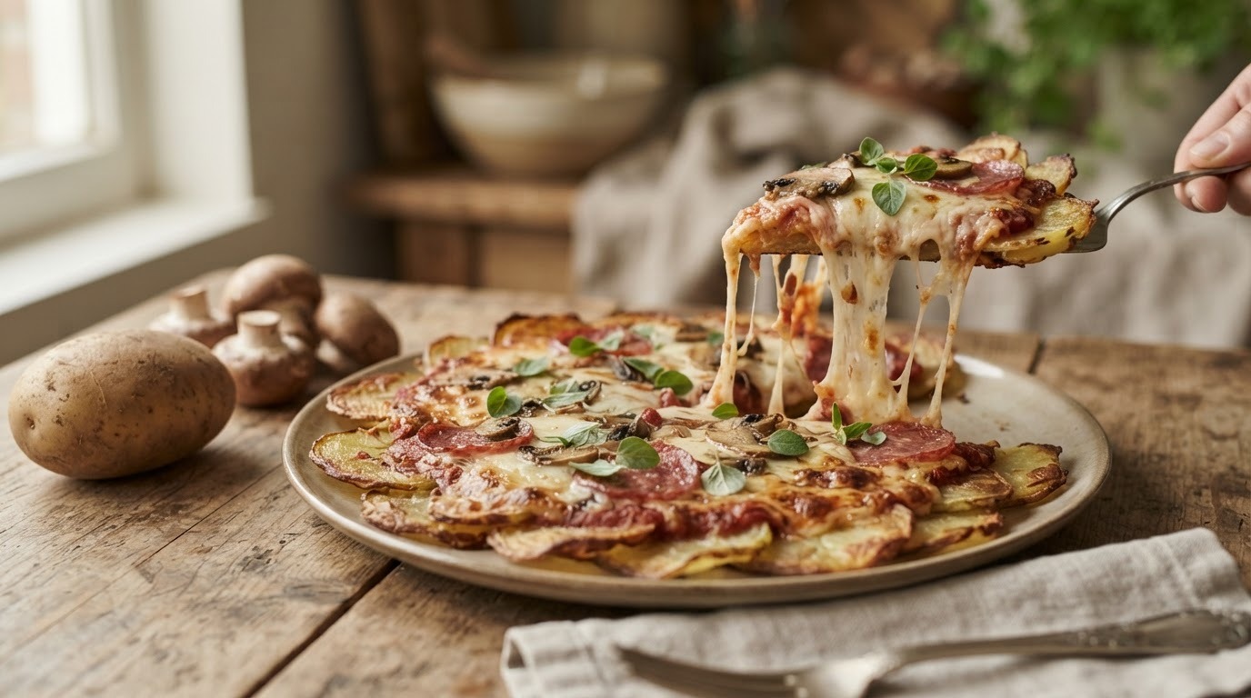 Aardappelpizza