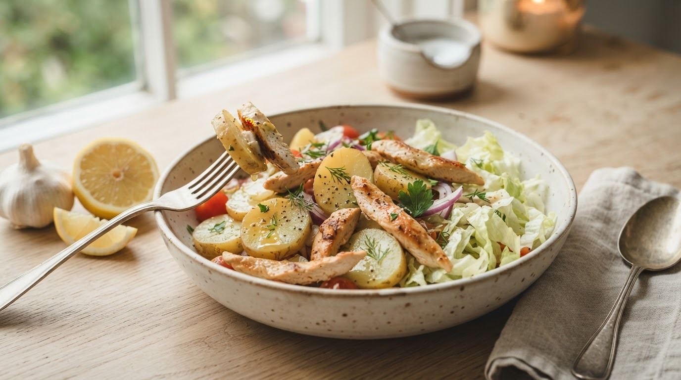 Aardappelsalade Light
