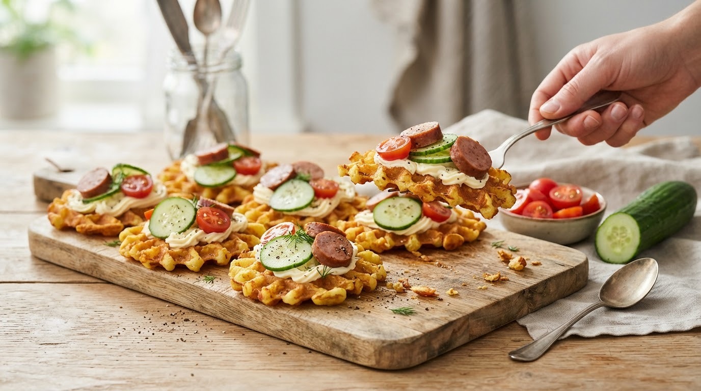 Aardappelwafeltjes