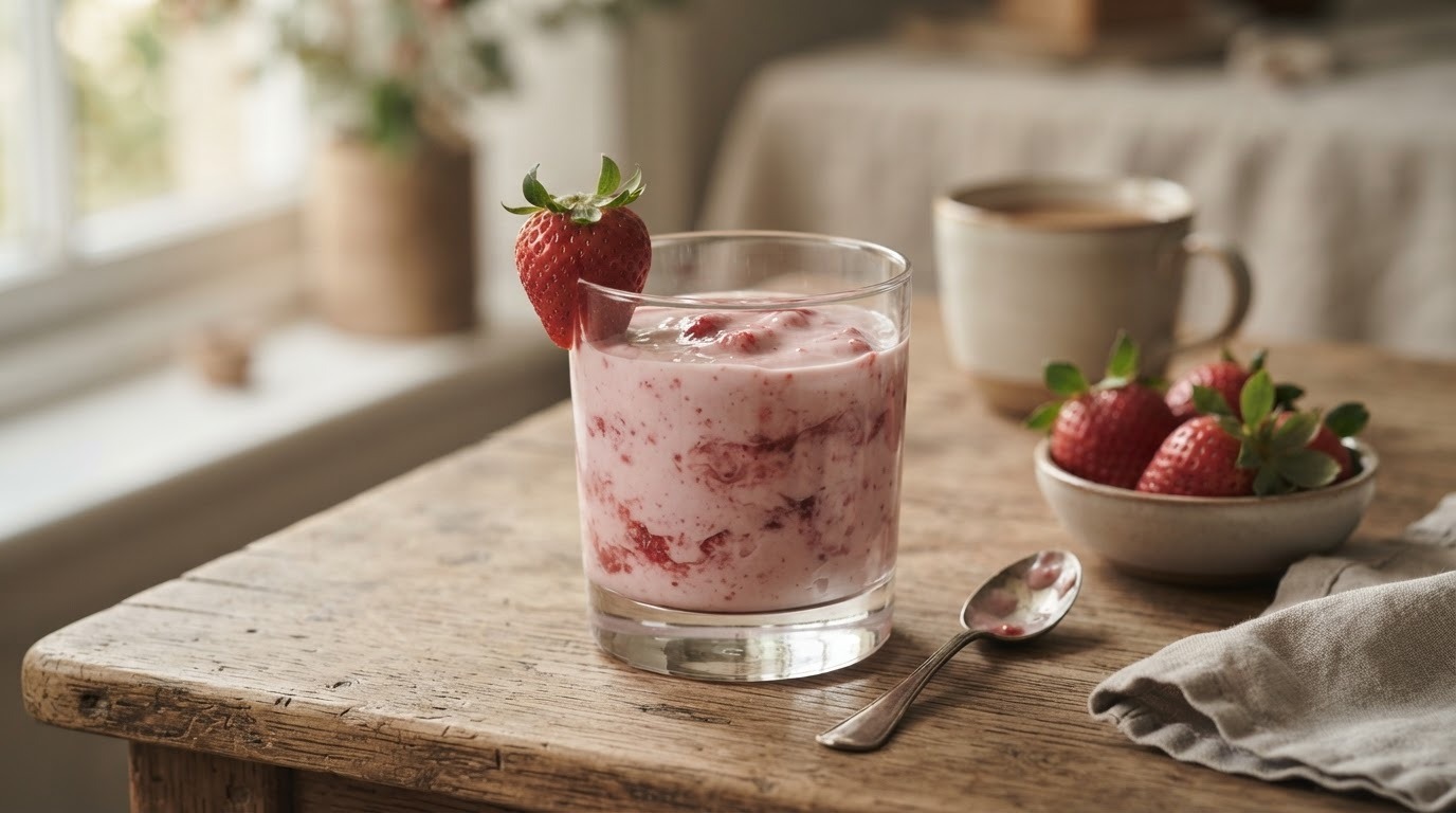 Aardbeienyoghurt