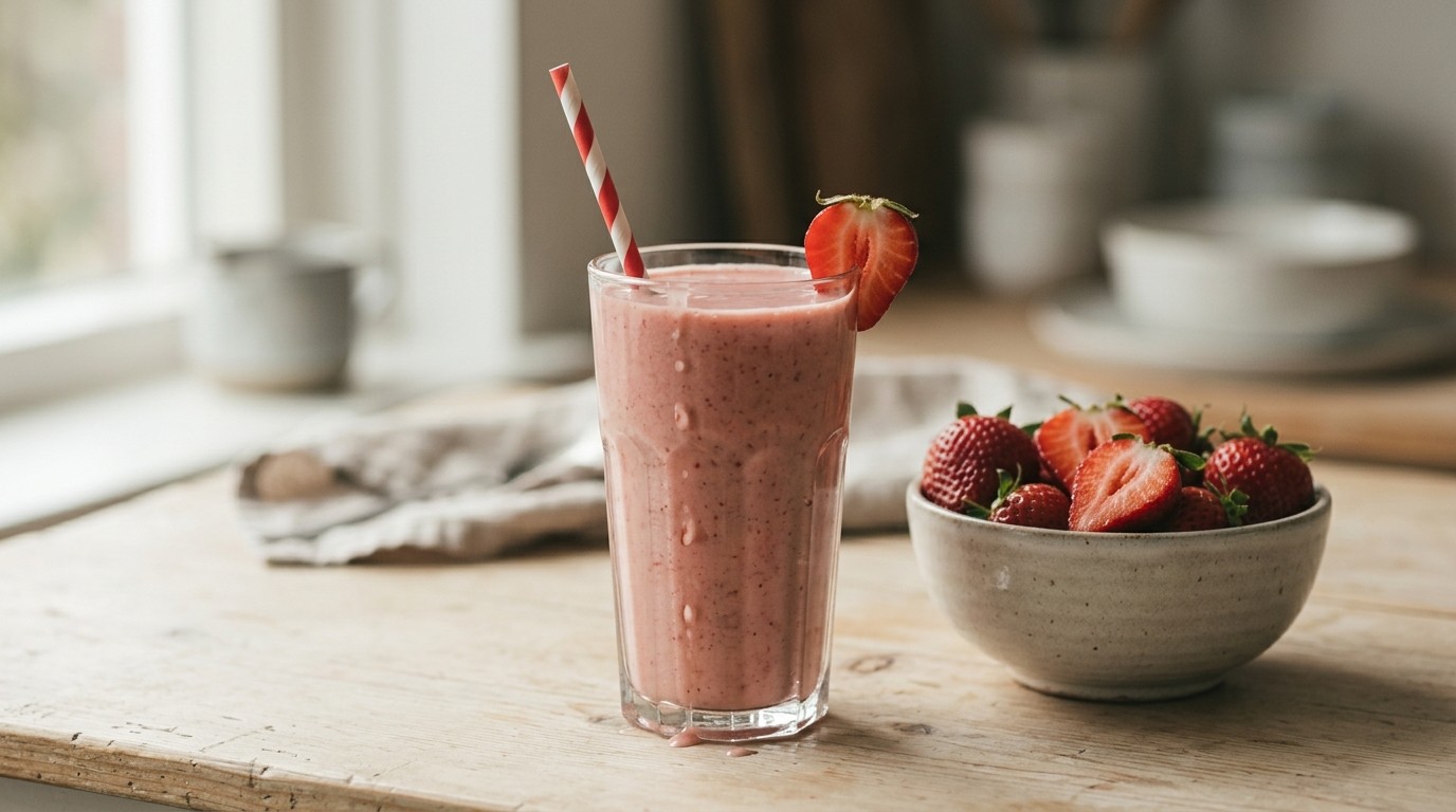 Aardbeismoothie