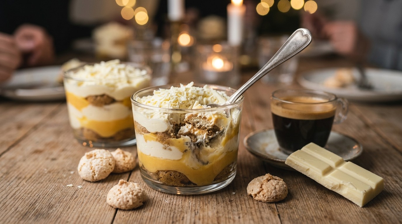 Advocaattiramisu met Bitterkoekjes