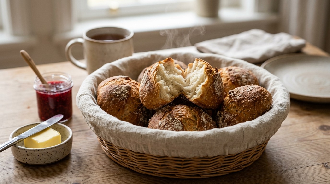 Afgebakken Broodjes