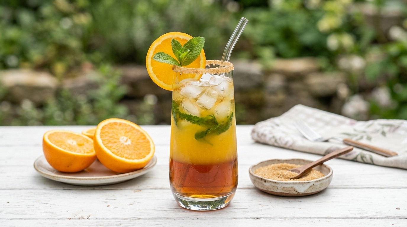 Alcoholvrije Cocktail met ice tea