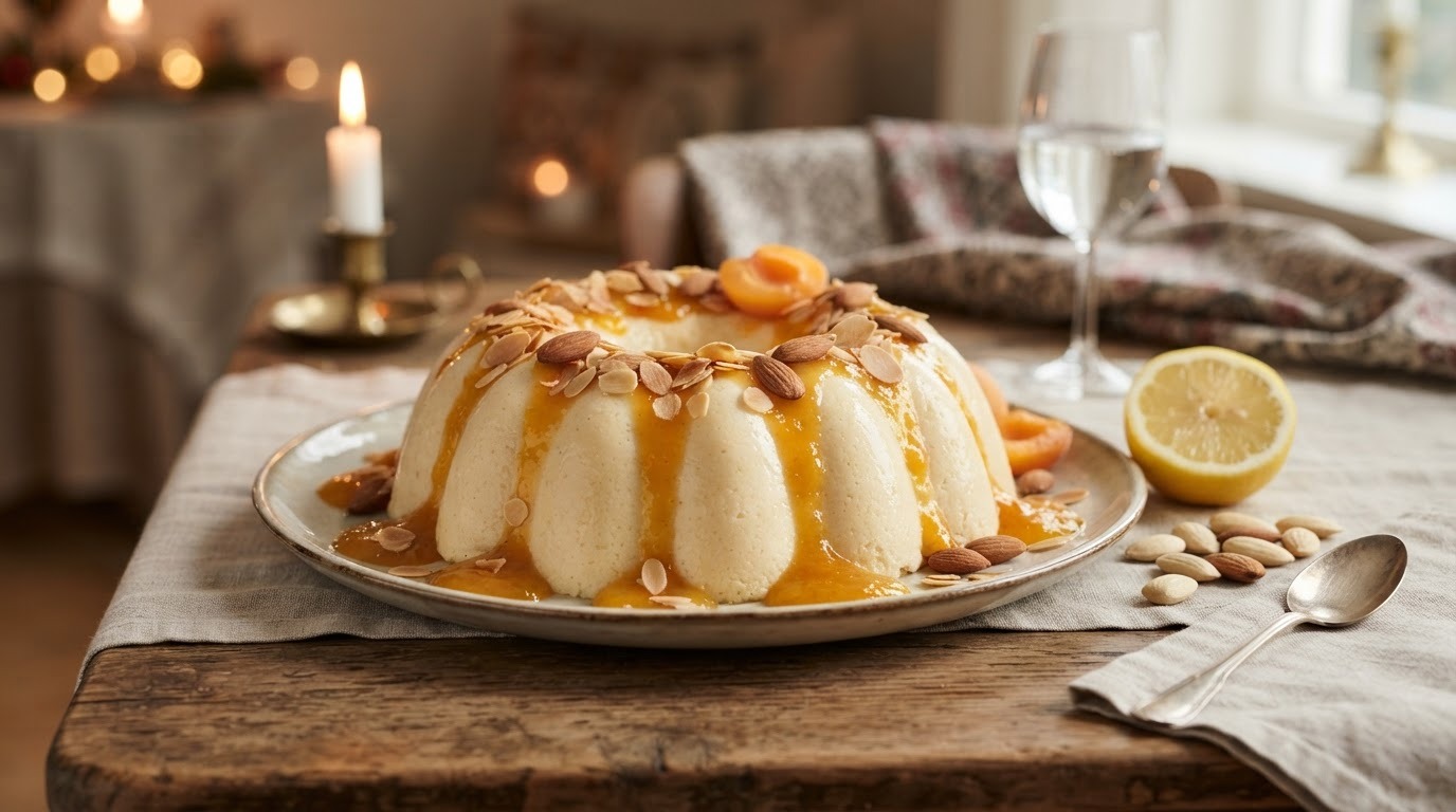 Amandel-griesmeelpudding