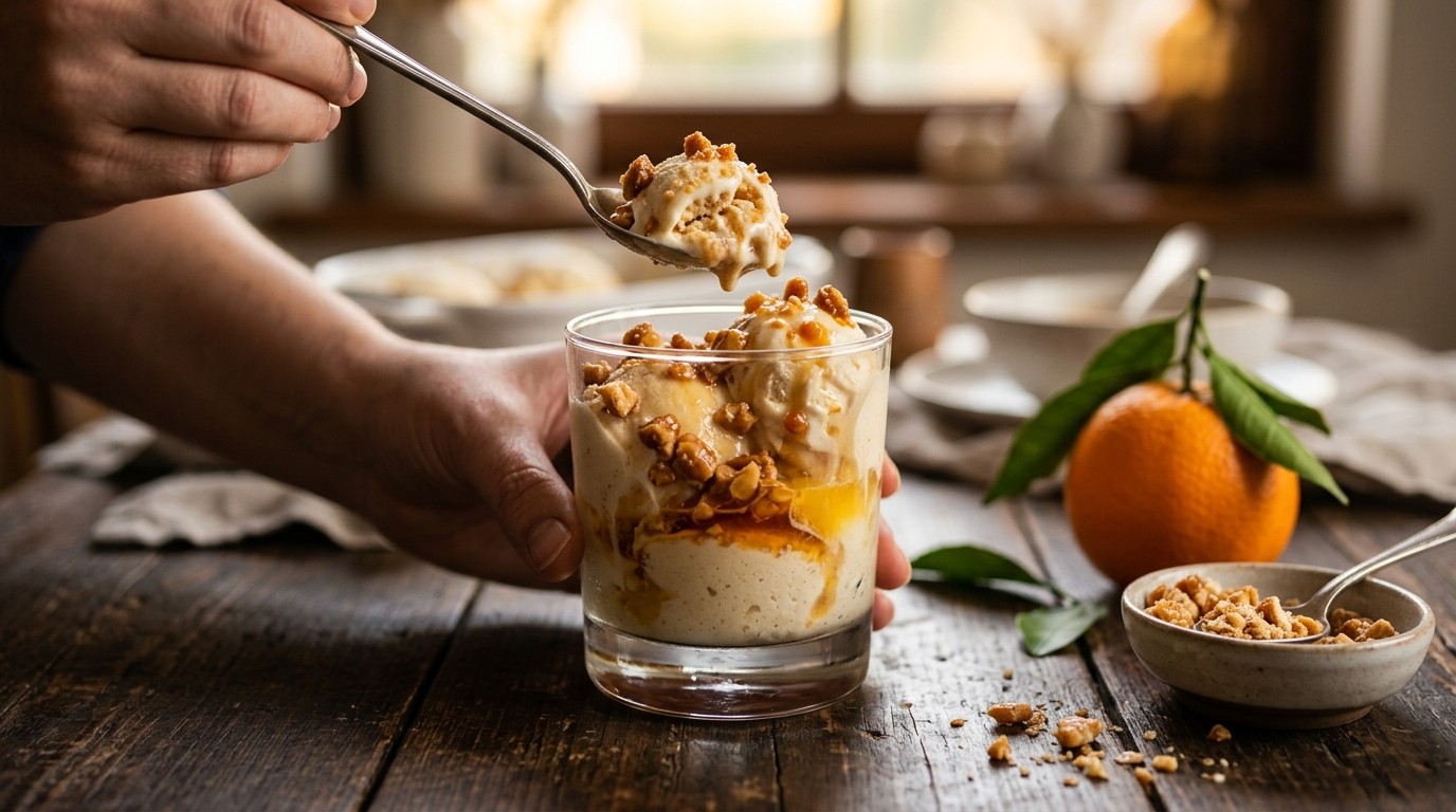 Amaretto sorbet