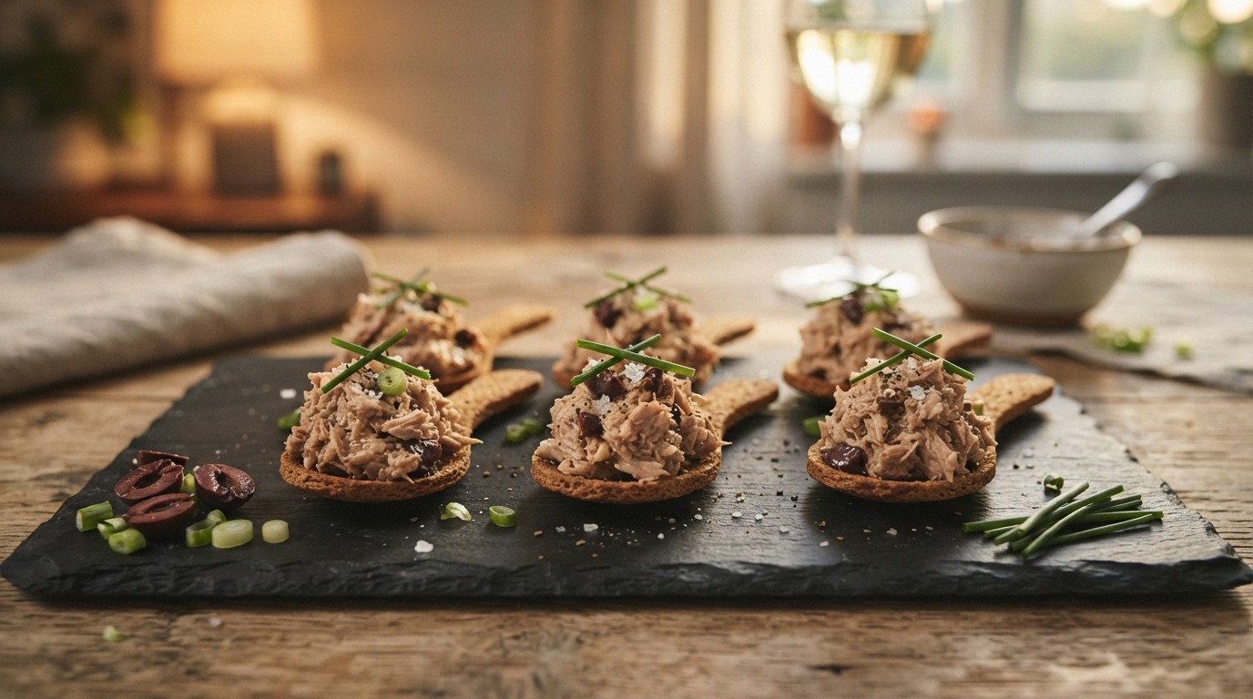 Amuse van tonijnsalade