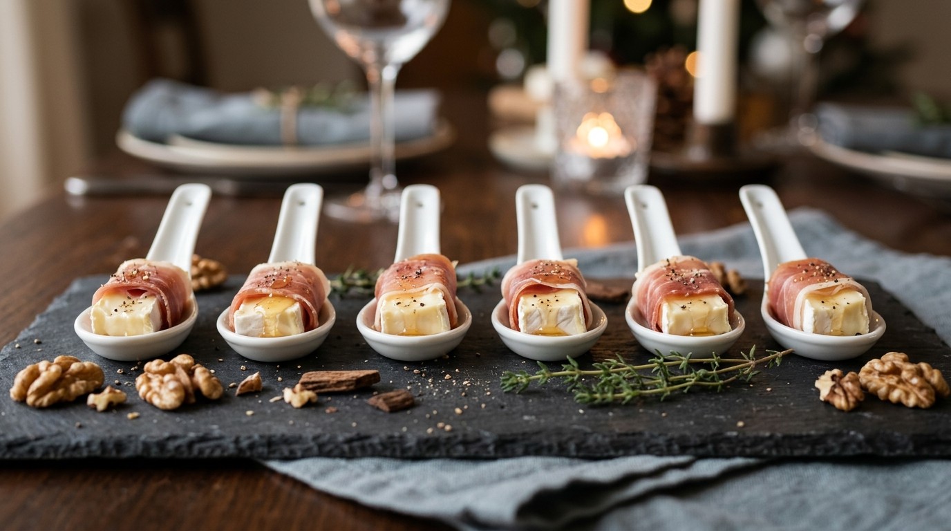 Amusebrie met Rauwe ham