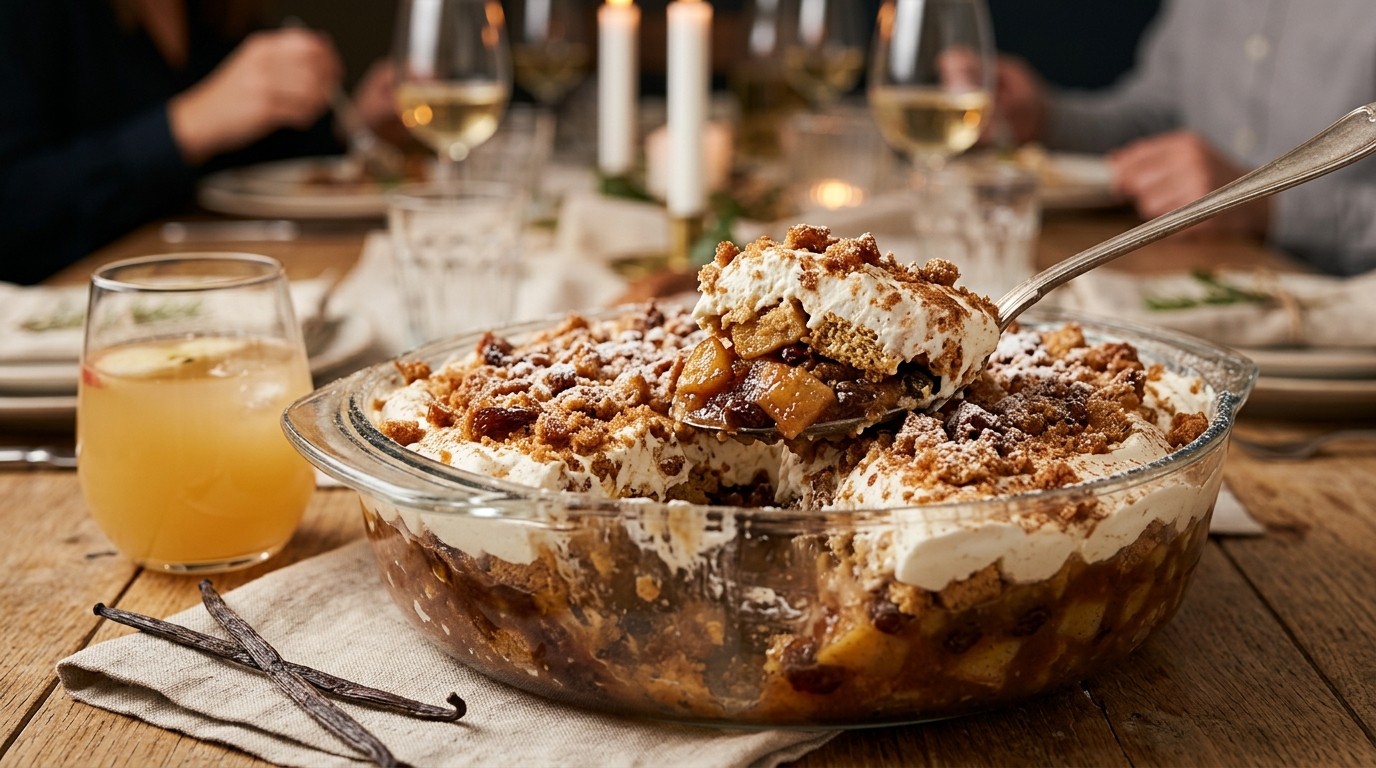 Appel-dessert voor buffet