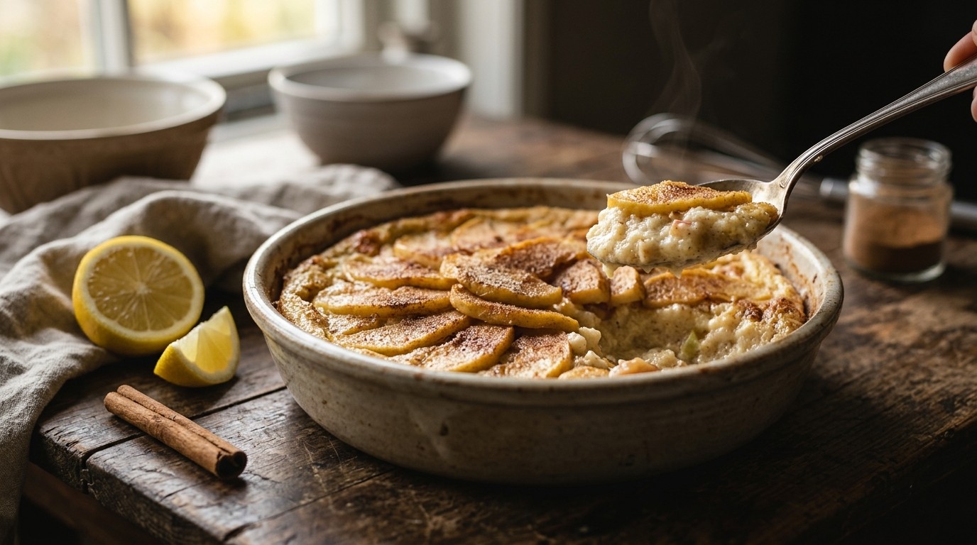 Appel-griesmeelschotel