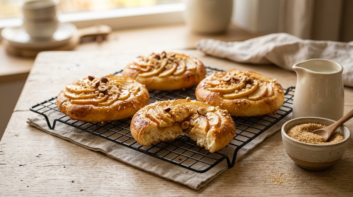 Appel-hazelnoottaartjes