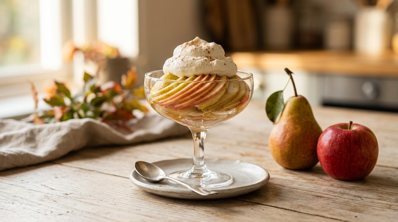 Appel-peren toetje