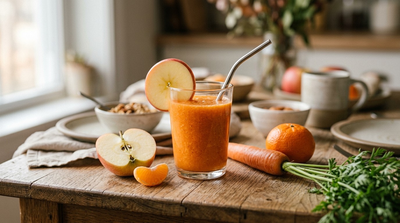 Appel-wortelshake