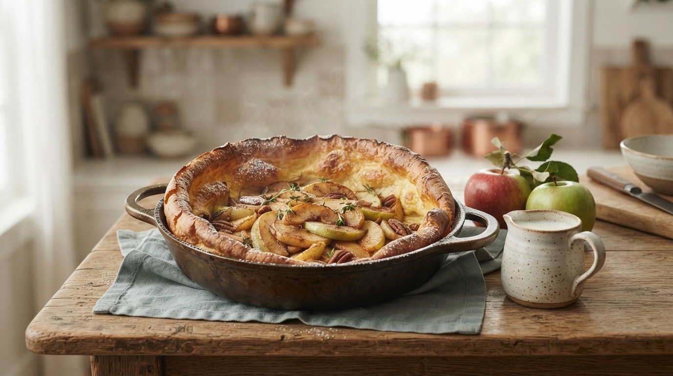 Appelpannenkoek uit de oven