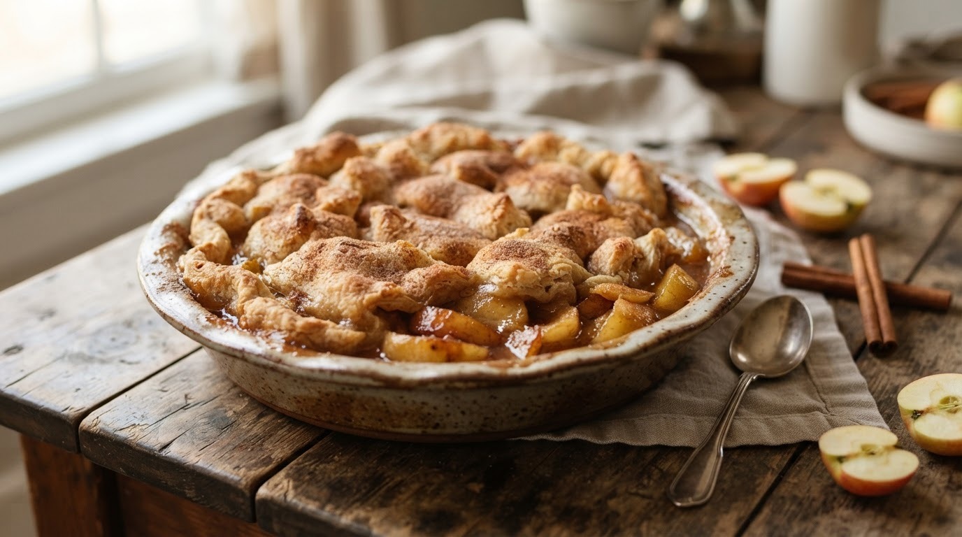 Appeltaart met kaneel