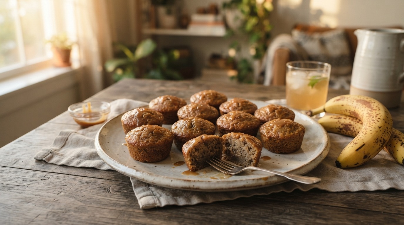Arubaanse bananencakejes