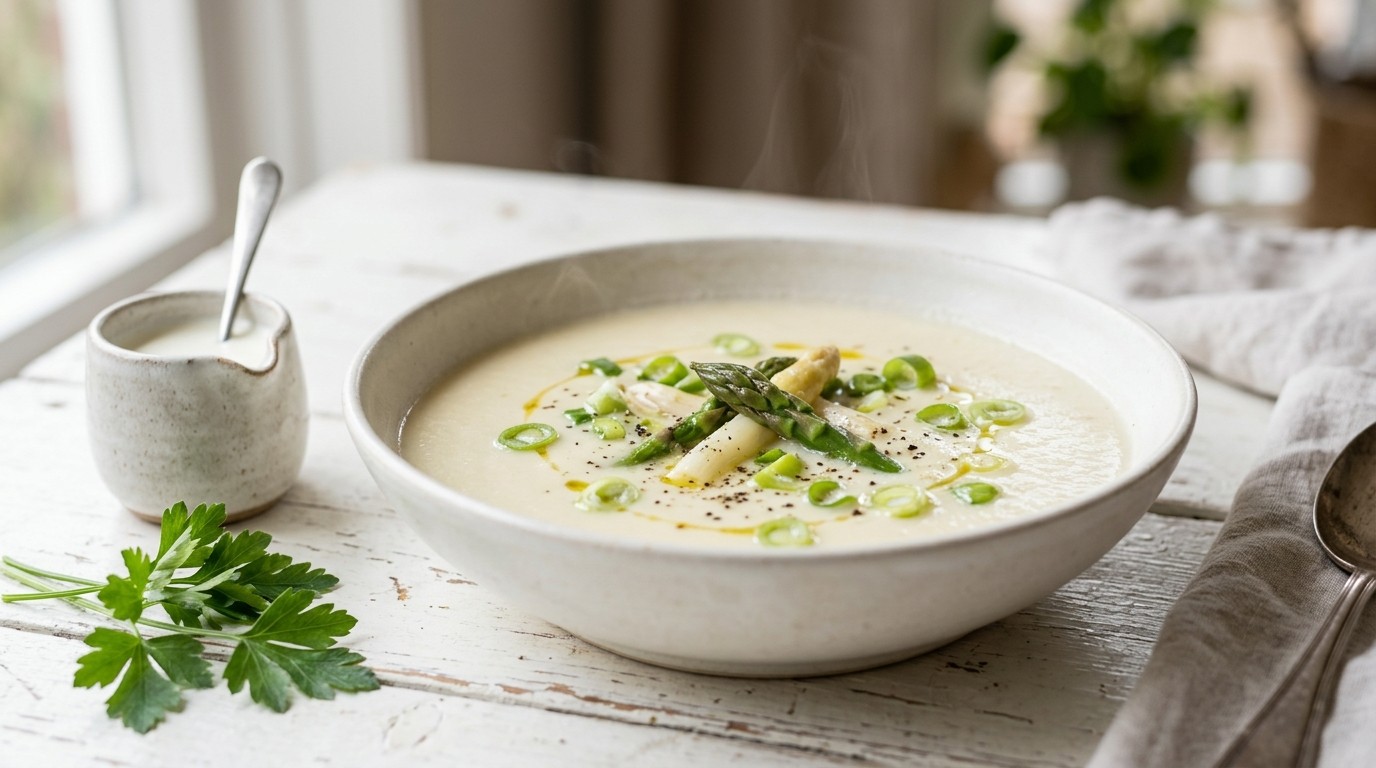 Asperge-bosuitjessoep