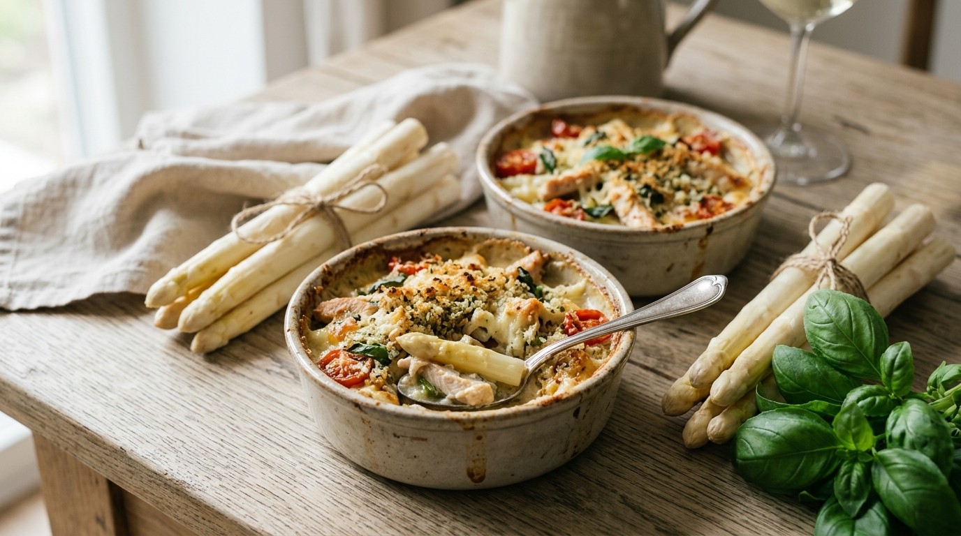Asperge-filetschaaltjes