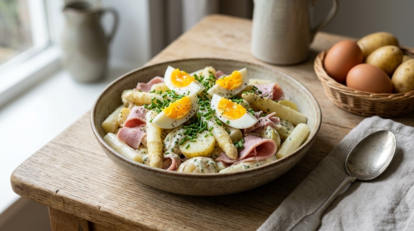 Asperge-ham Salade