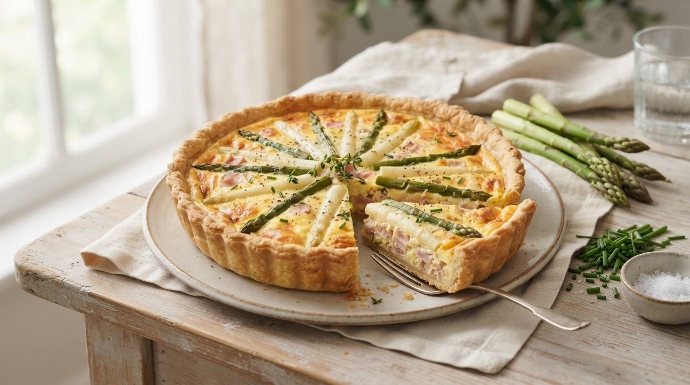 Asperge quiche