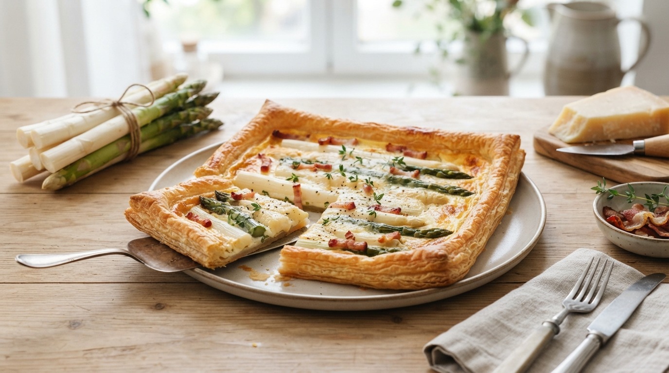 Asperge taart