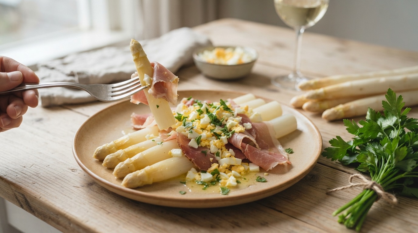 Asperges met boerenham