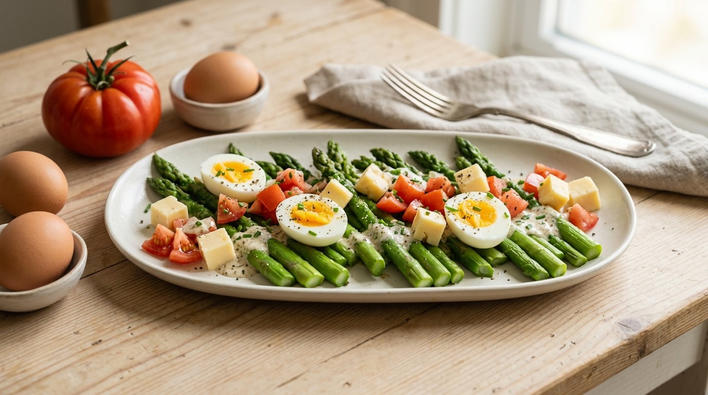Asperges met Kaas
