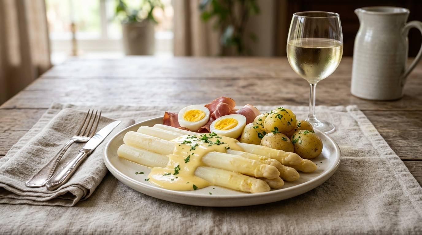 Asperges op de traditionele manier