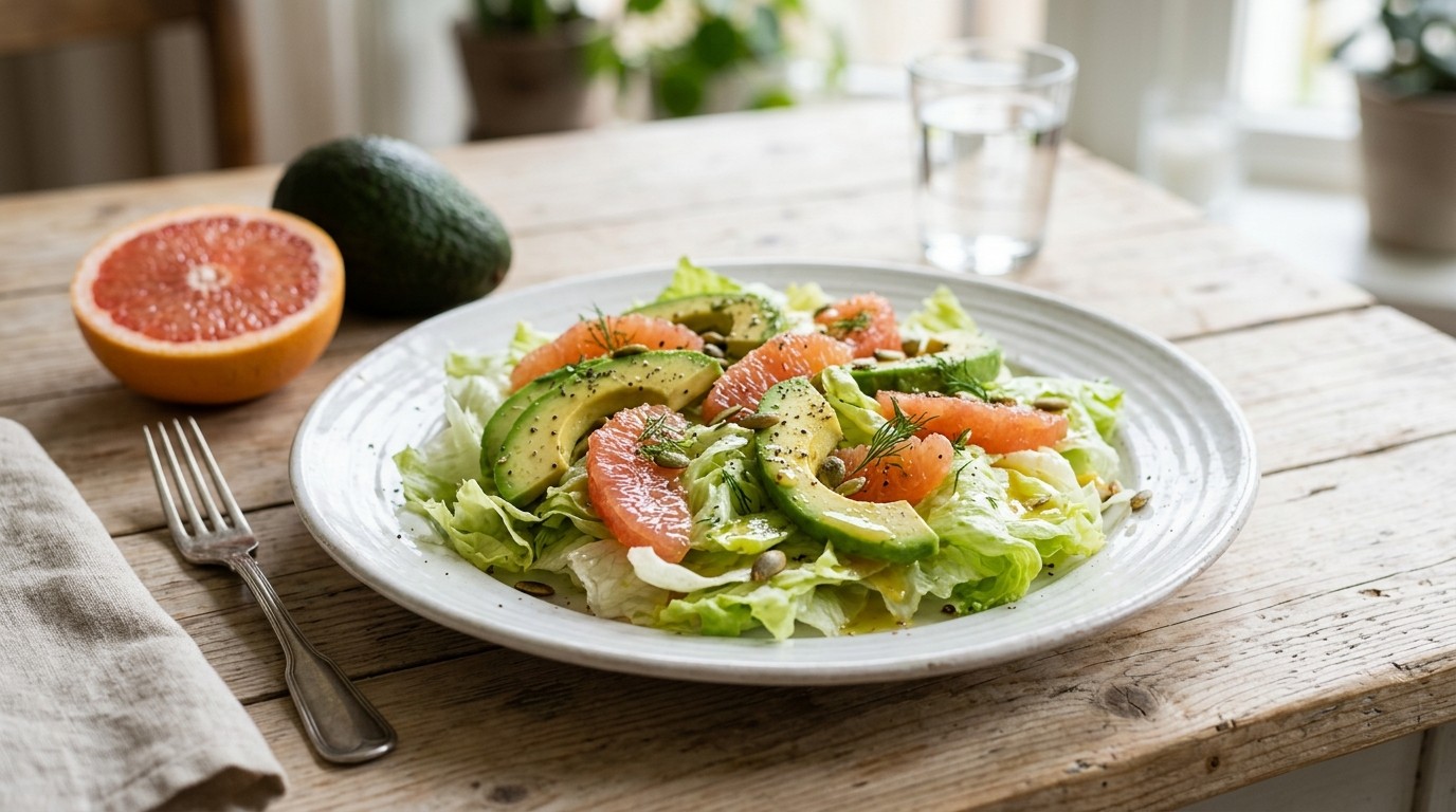 Avocado grapefruitsalade