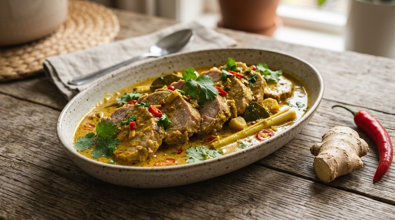 Babi Daging (fricandeau uit Indonesië)