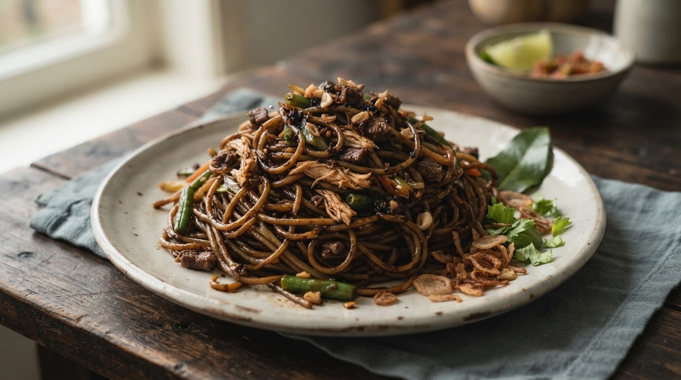 Bami op z'n Javaans ( Surinaams)