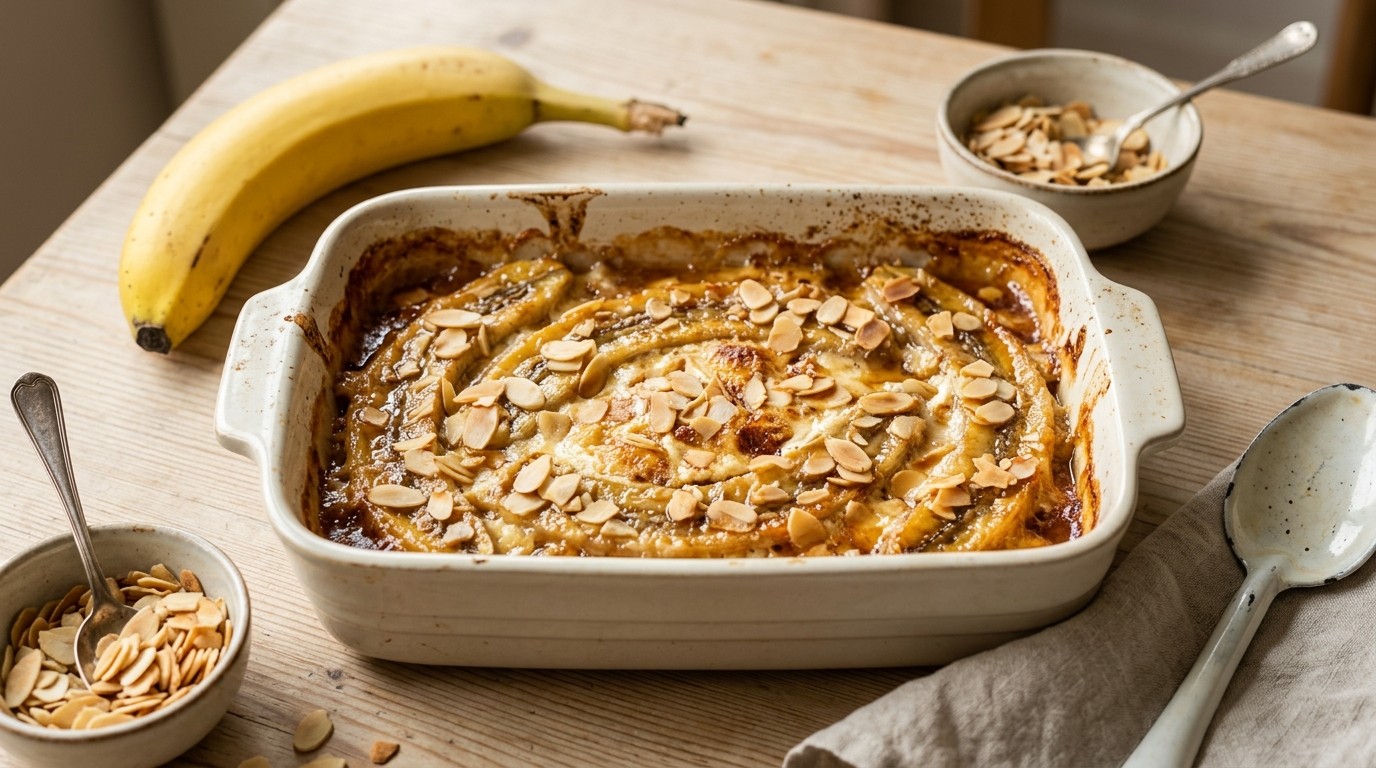 Banaan met Roomkaas uit de Oven