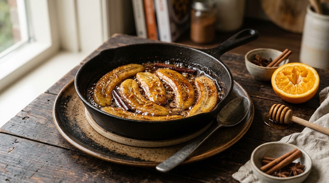 Banaan met rum