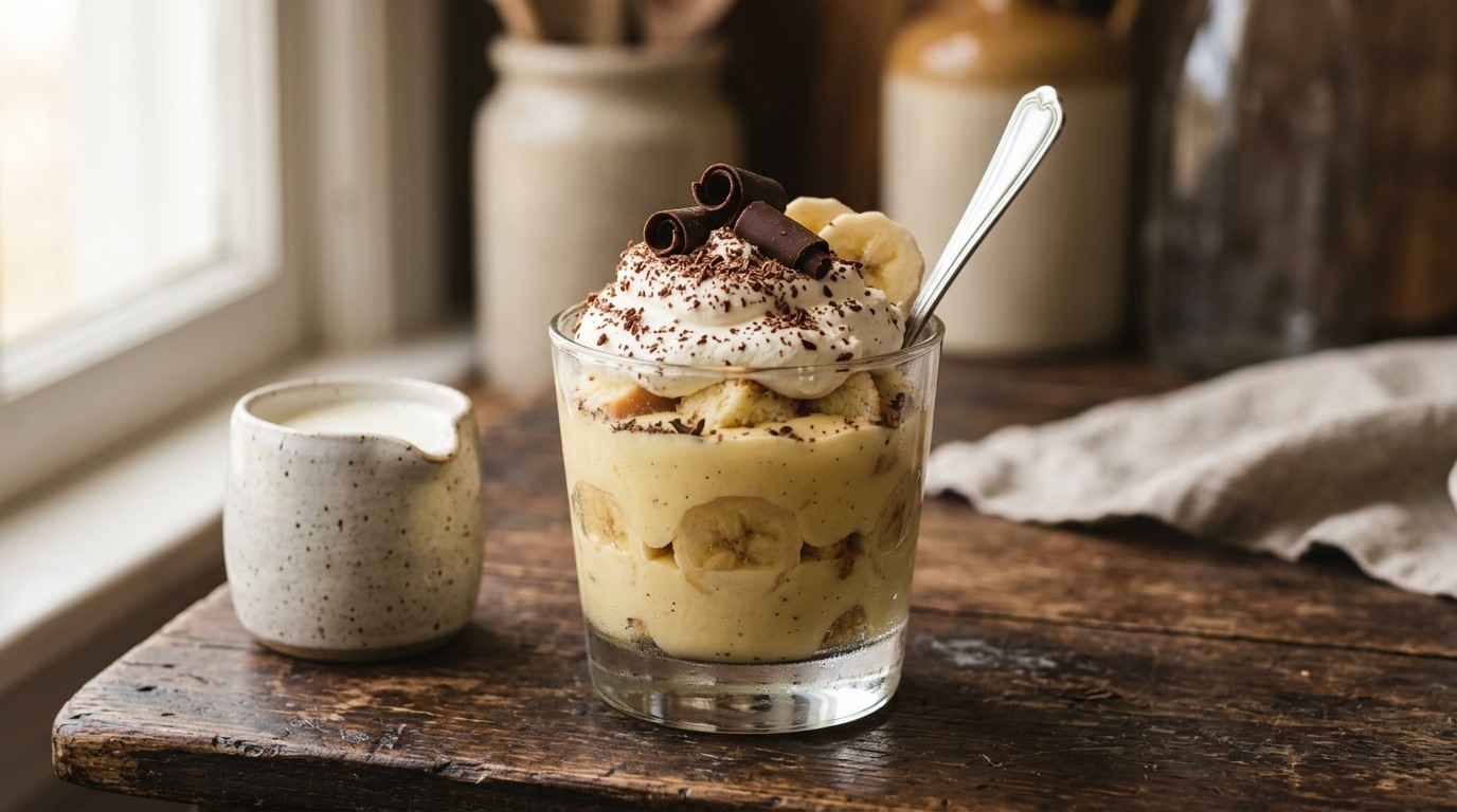 Bananenvla met Chocolade