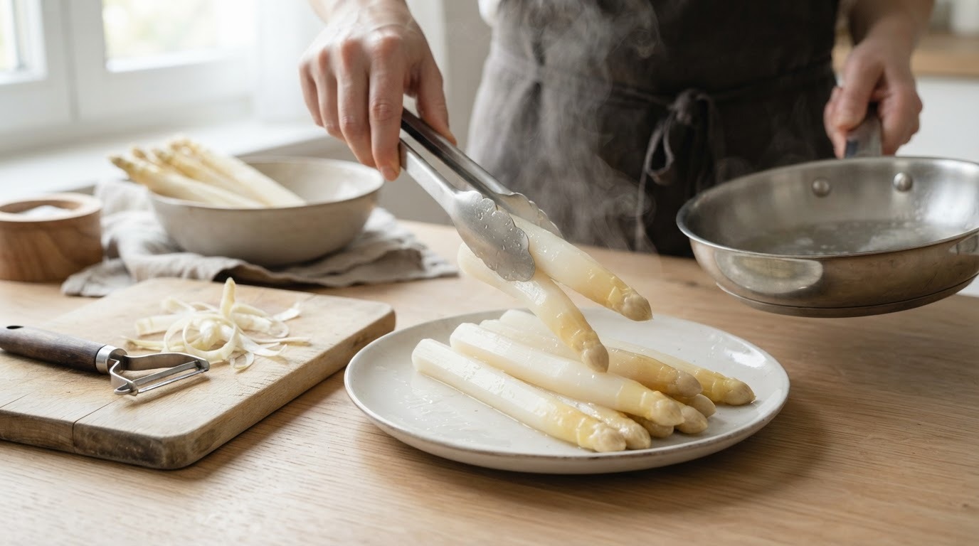 Basisrecept van asperges