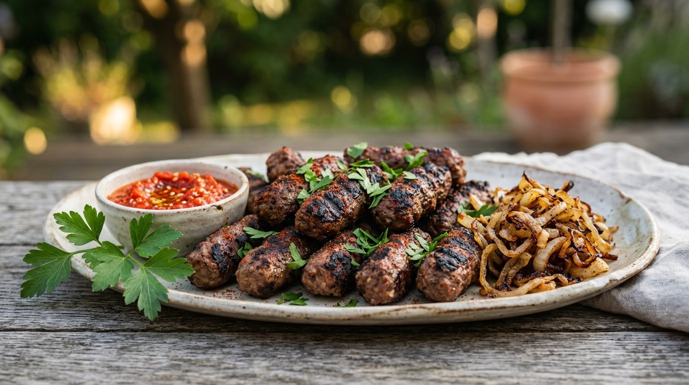 BBQ cevapcici spiesen