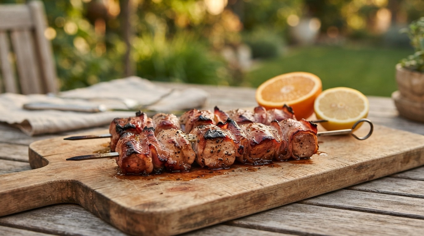 BBQ Varkensspies uit Californie