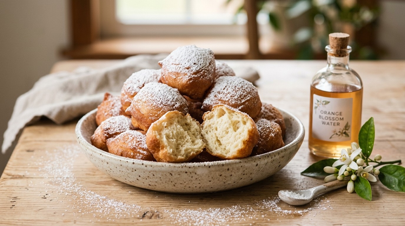 Beignets met oranjebloesemwater