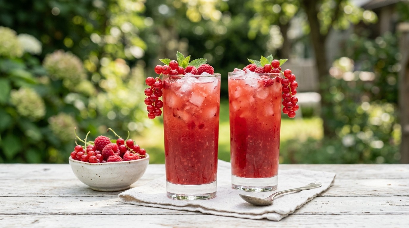 Bessen-frambozen-cocktail