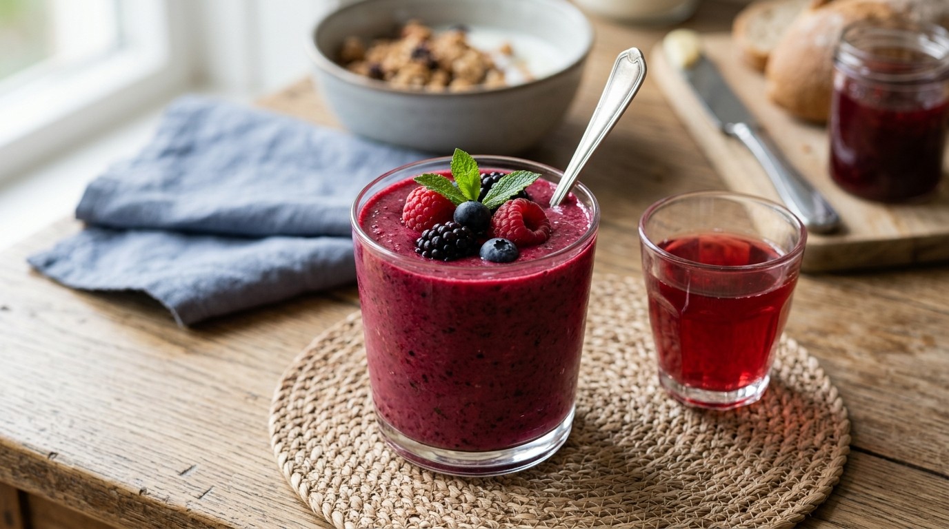 Bessen-smoothie