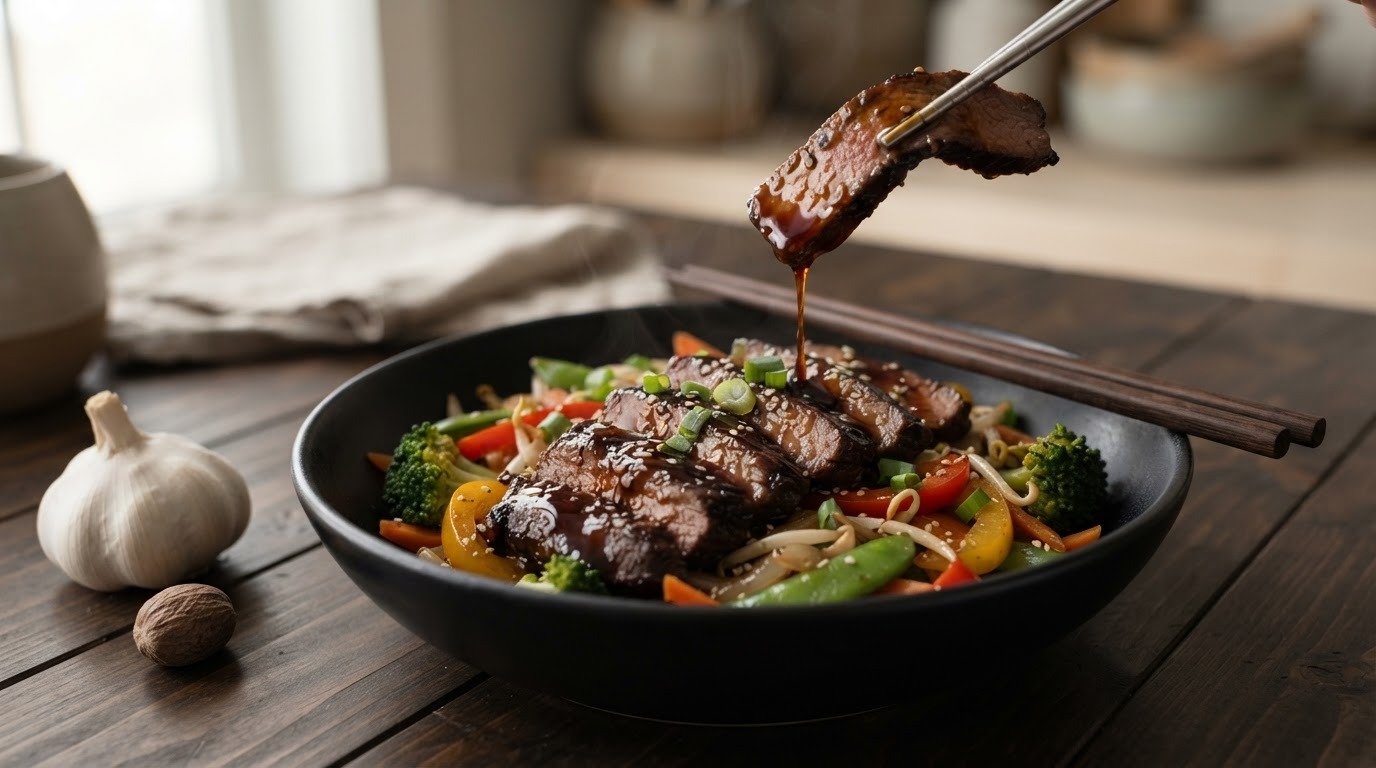 Biefstuk teriyaki