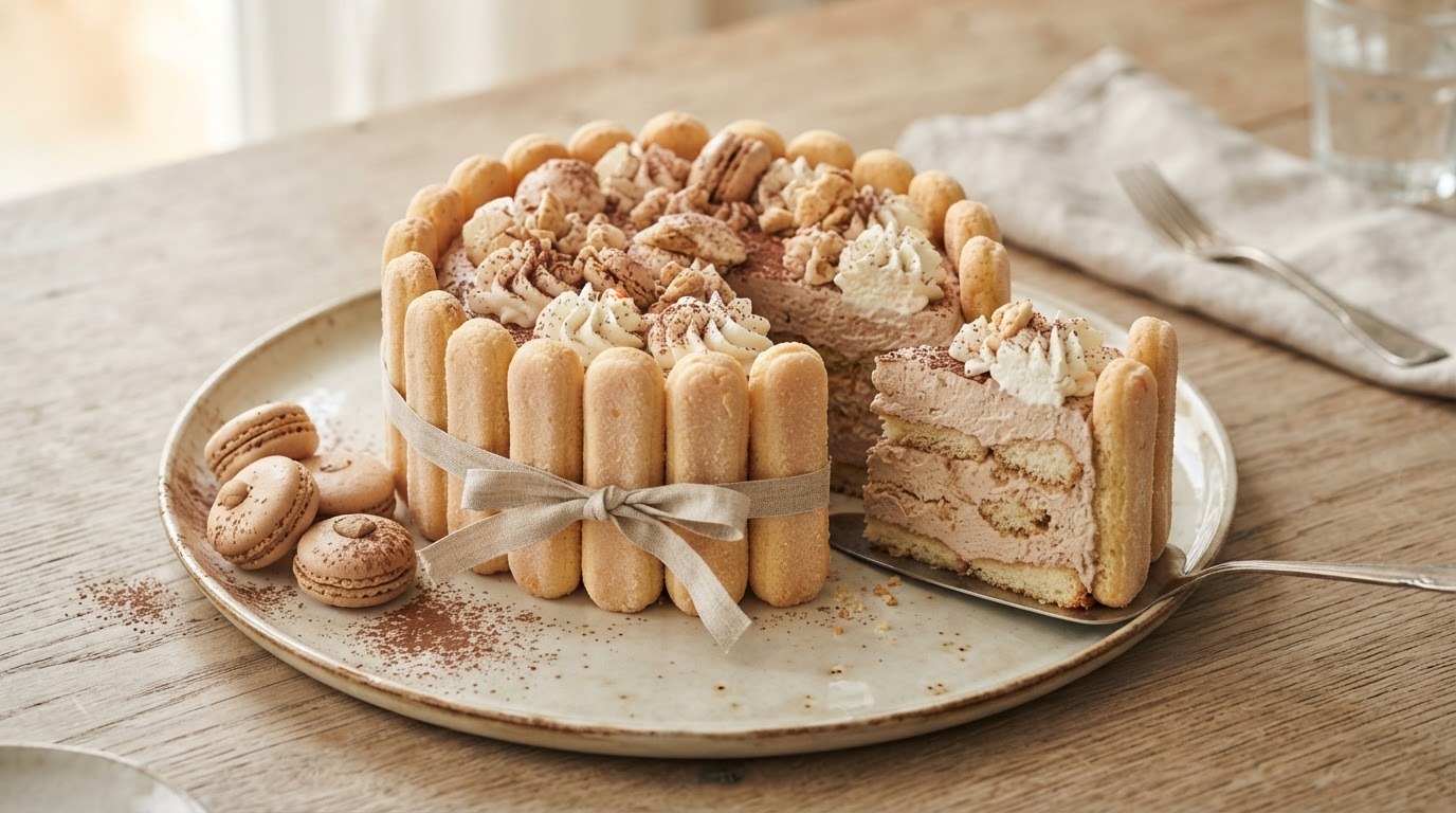Bitterkoekjes-lange vingertaart