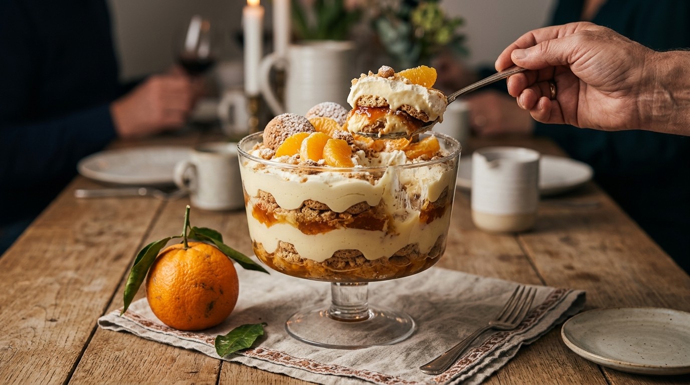 Bitterkoekjes triffle