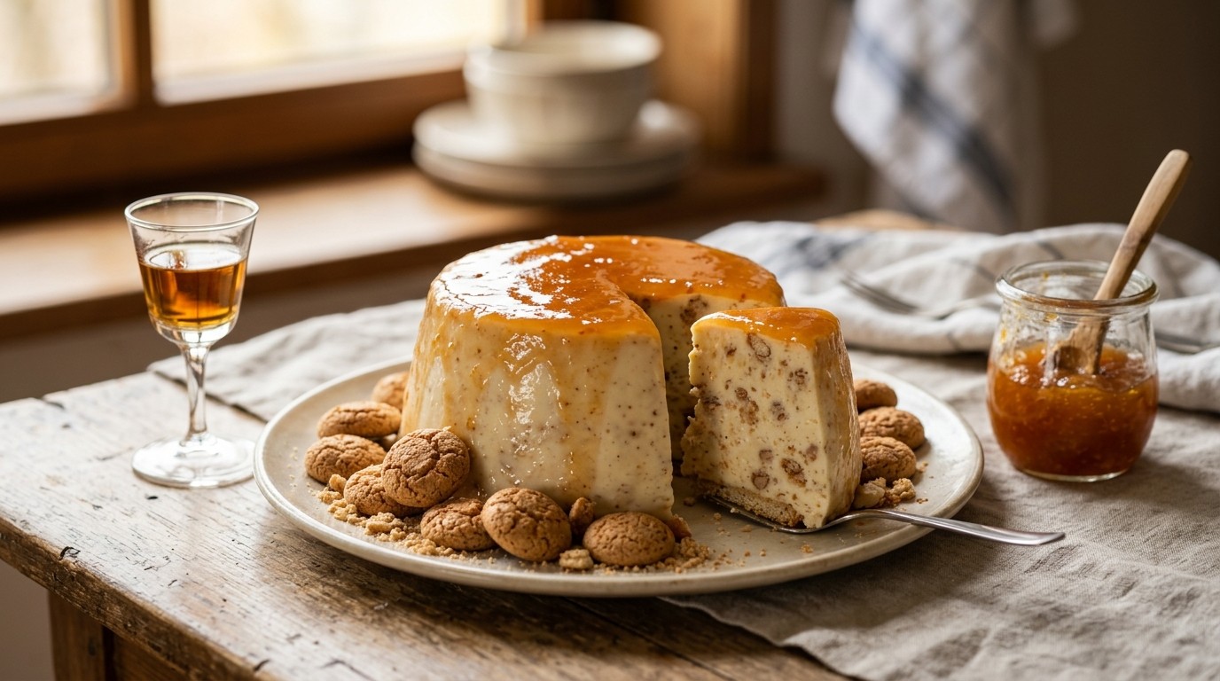 Bitterkoekjespudding